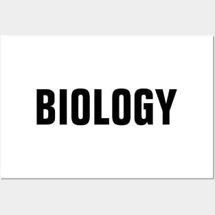 Biology Word - Simple Bold Text Posters and Art